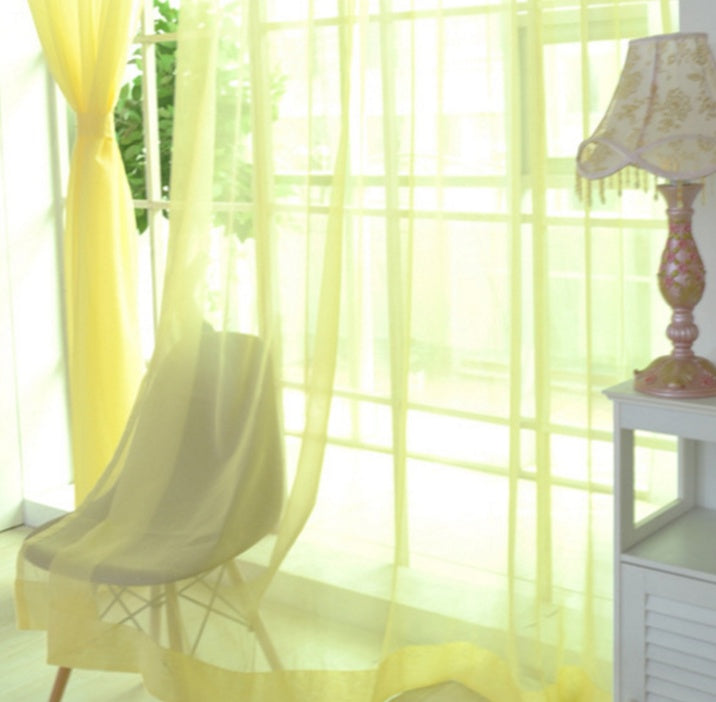 Sheer Tulle Curtains – Modern Window Curtains