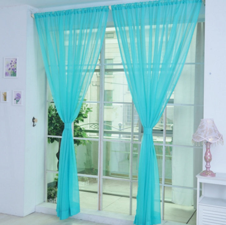 Sheer Tulle Curtains – Modern Window Curtains