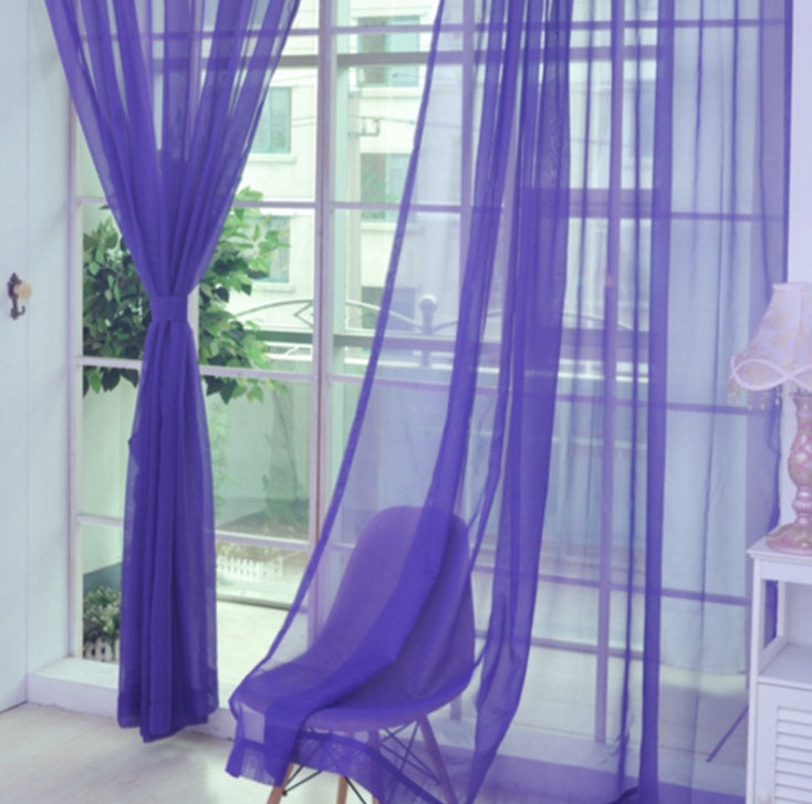Sheer Tulle Curtains – Modern Window Curtains