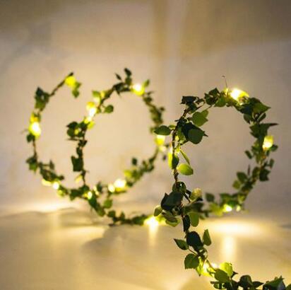 LED Leaf String Lights 2M – Aesthetic Fairy Lights for Wall Decor & Cozy Spaces