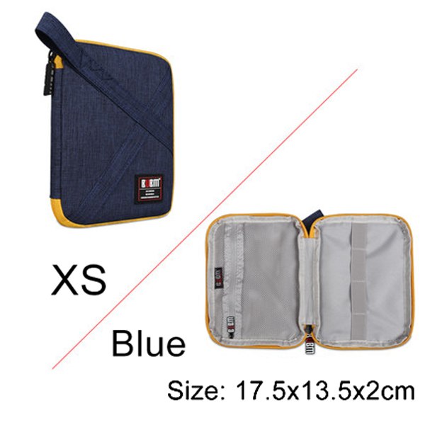 Travel Gadget Organizer Case – Cable Storage Bag for Phone Chargers & Tech Accessories