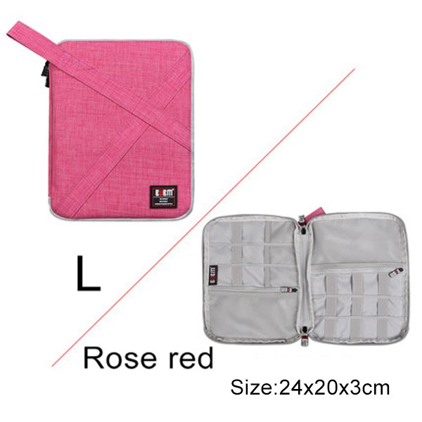 Travel Gadget Organizer Case – Cable Storage Bag for Phone Chargers & Tech Accessories