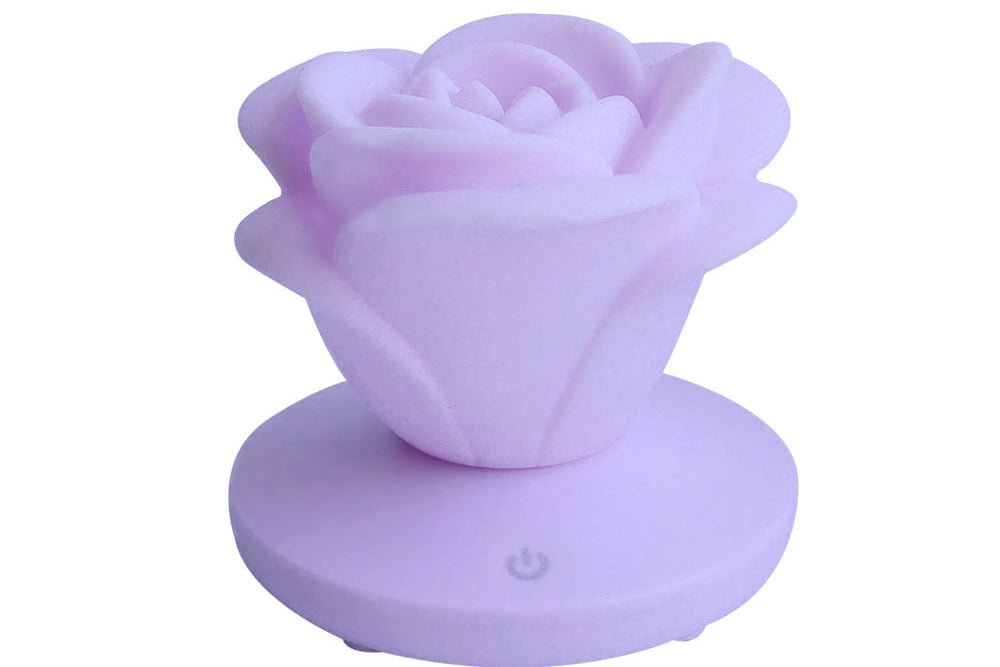 Touch Control Rose Night Light – Romantic LED Lamp for Bedroom