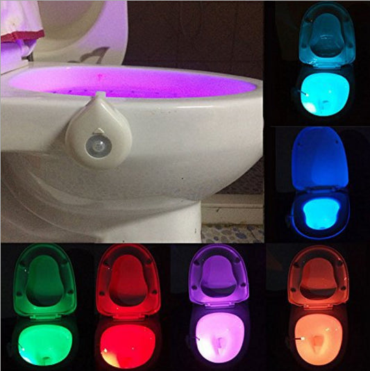Automatic Toilet Night Light LED – Motion Sensor Bathroom Glow Light