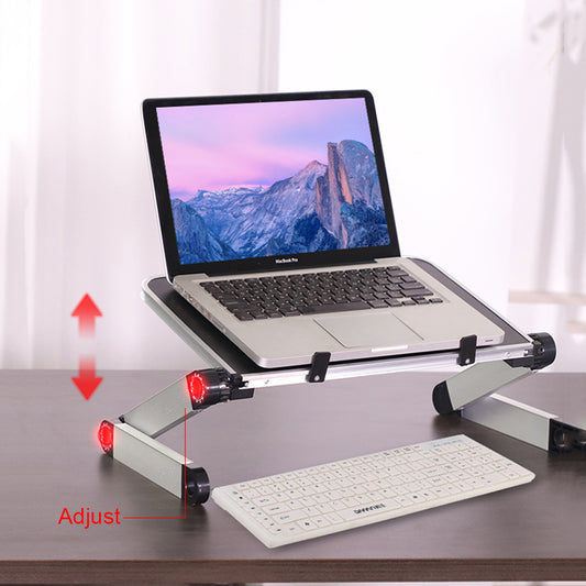 Foldable Laptop Stand Ergonomic Adjustable Laptop Riser for Desk – Portable MacBook Holder for Home Office
