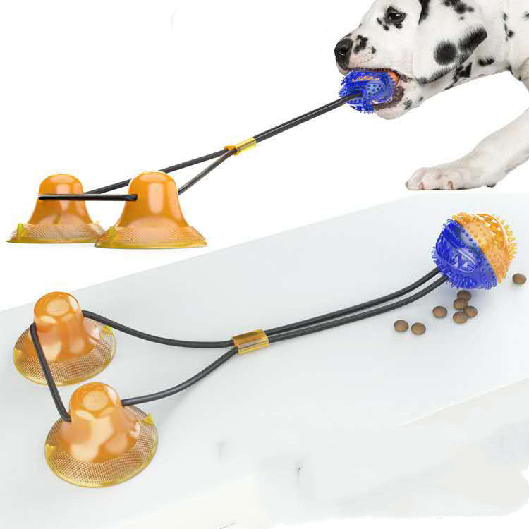 Interactive Suction Cup Pet Toy – Cat & Dog Tug of War Training Toy