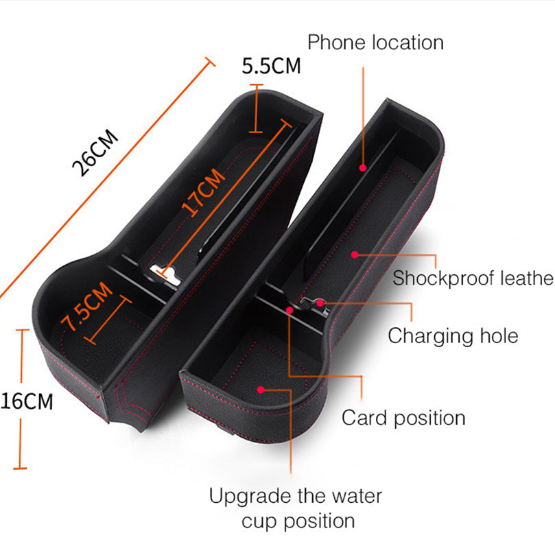 Foldable Car Storage Box – Car Organizer for Trunk & Seat | Car Interior Storage