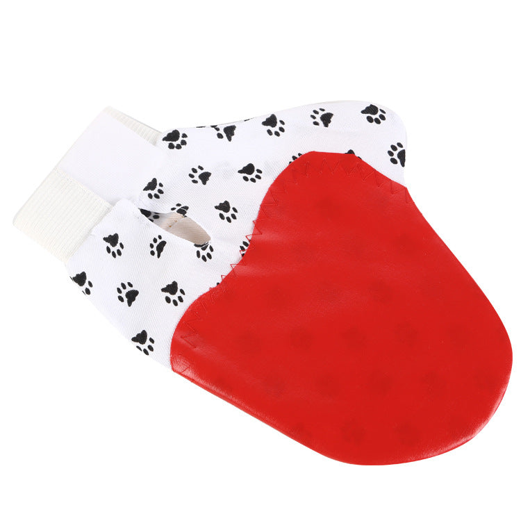 Silicone Pet Grooming Glove – Deshedding Brush for Dogs & Cats Bath & Hair Removal