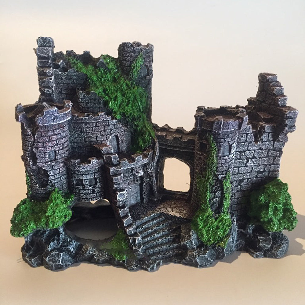 Aquarium Castle Decoration – Resin Fish Tank Ornament