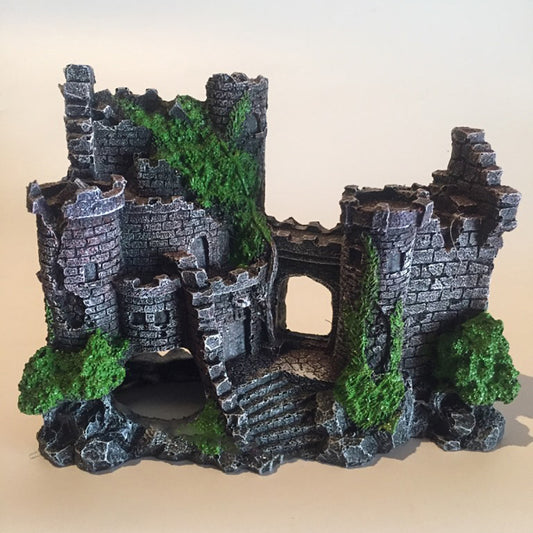 Aquarium Castle Decoration – Resin Fish Tank Ornament