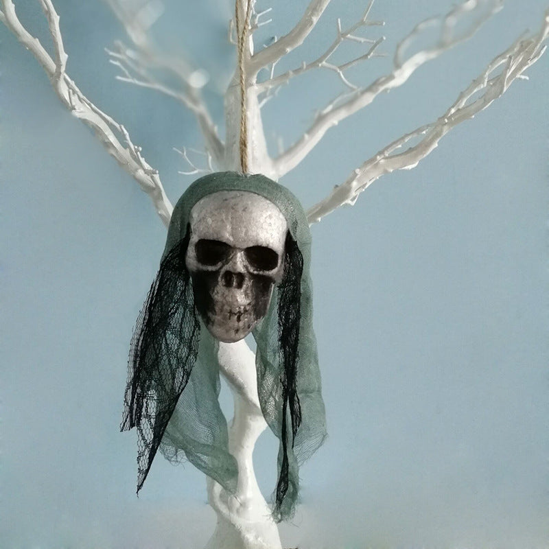 Halloween Skull Hanging Decor – Scary Horror Prop | Haunted House Party Decoration