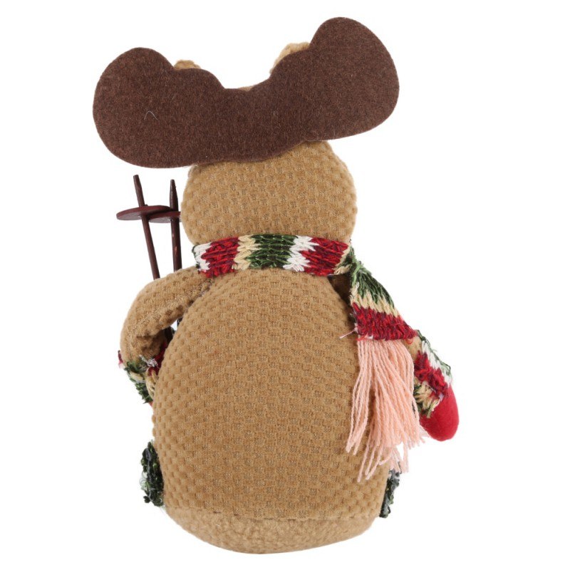 Christmas Table Decor Set – Santa Claus Elk Snowman Festive Centerpiece