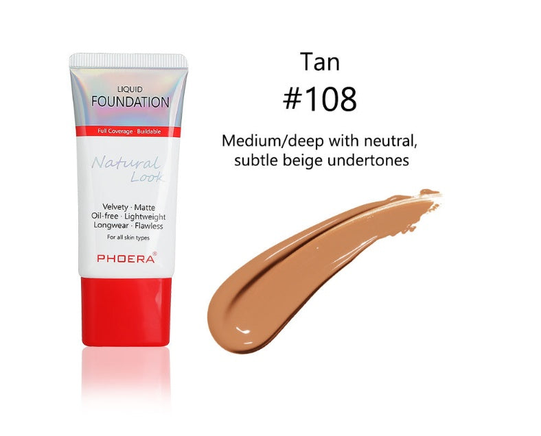 Silky Matte Foundation – Lightweight Full Coverage for Smooth, Poreless Skin