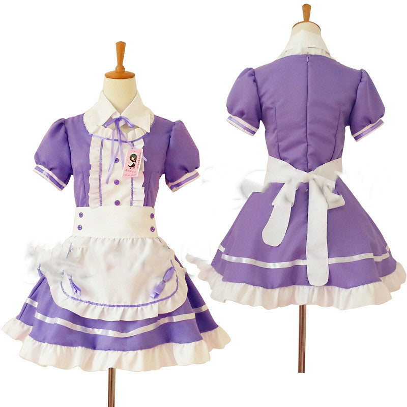 Anime Maid Cosplay Costume – Black & White Sexy Outfit for Halloween & Parties
