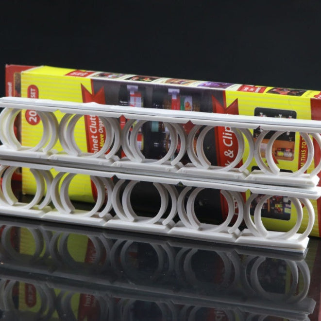 Clip-On Bottle & Spice Rack – Space-Saving Kitchen Storage for Small Spaces