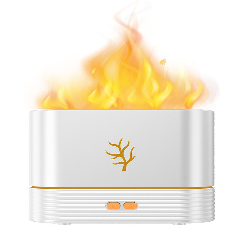 Flame Effect Essential Oil Diffuser – Ultrasonic Cool Mist Humidifier