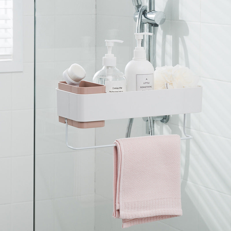 Bathroom Racks Wall Mounted – Heavy‑Duty Storage Organizer for Toiletries