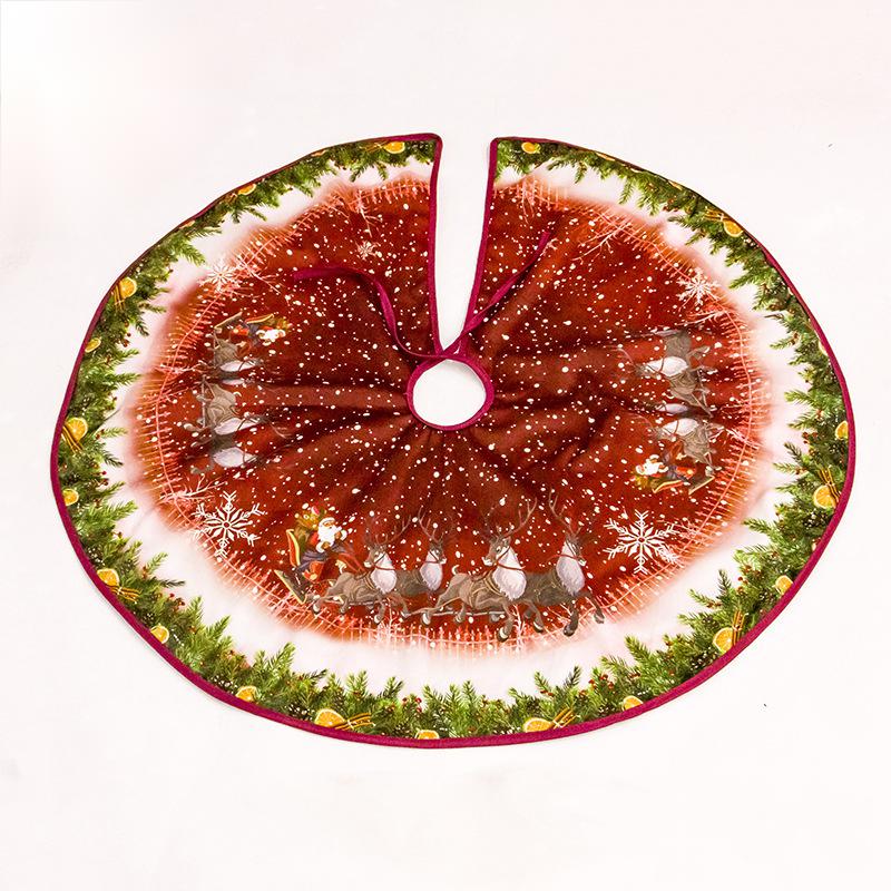 Christmas Tree Skirt Decoration – Festive Xmas Tree Base Cover for Holiday Home Decor