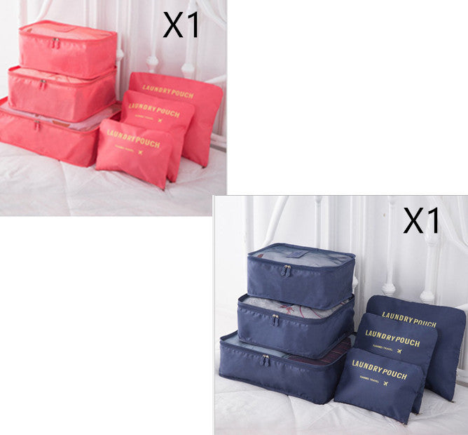 Travel Clothes Organizer Bags Set – 6PCS Packing Cubes for Luggage & Efficient Packing System