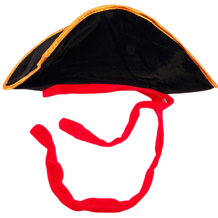 Halloween Pirate Captain Costume Hat – Skull Print Cosplay Cap
