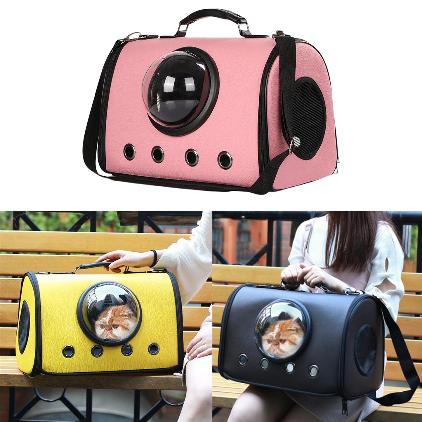 Pet Carrier for Small Dogs & Cats – Portable Travel Bag for Puppies & Kittens