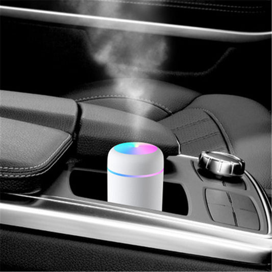 Mini Car Air Purifier Humidifier – USB Essential Oil Aroma Diffuser