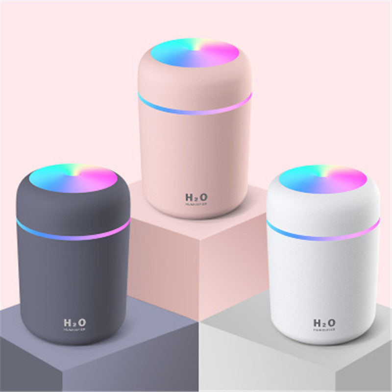Mini Car Air Purifier Humidifier – USB Essential Oil Aroma Diffuser