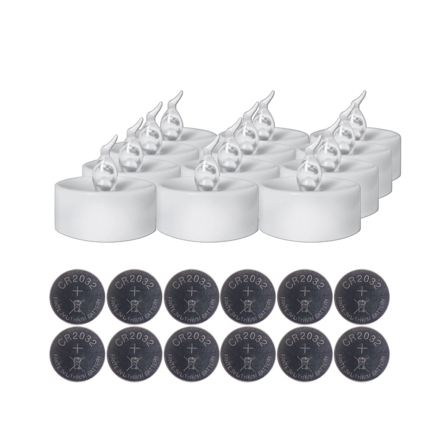 Flameless LED Tea Light Candles – Flickering Battery Operated Night Lights for Home Decor