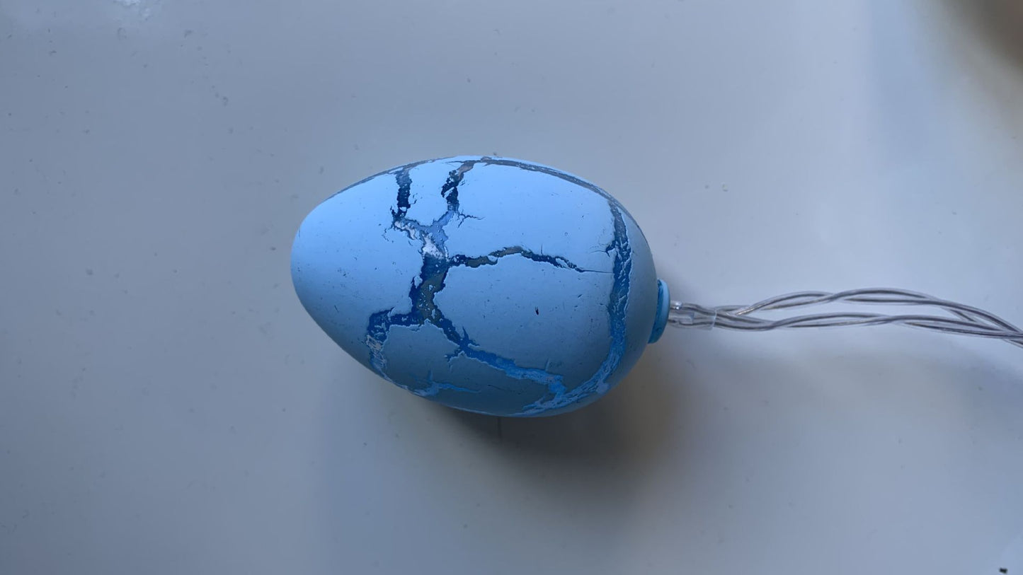 Crack Egg LED String Lights Waterproof Fairy Lights – Easter Egg Decorative Party Lighting