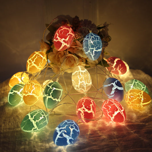 Crack Egg LED String Lights Waterproof Fairy Lights – Easter Egg Decorative Party Lighting