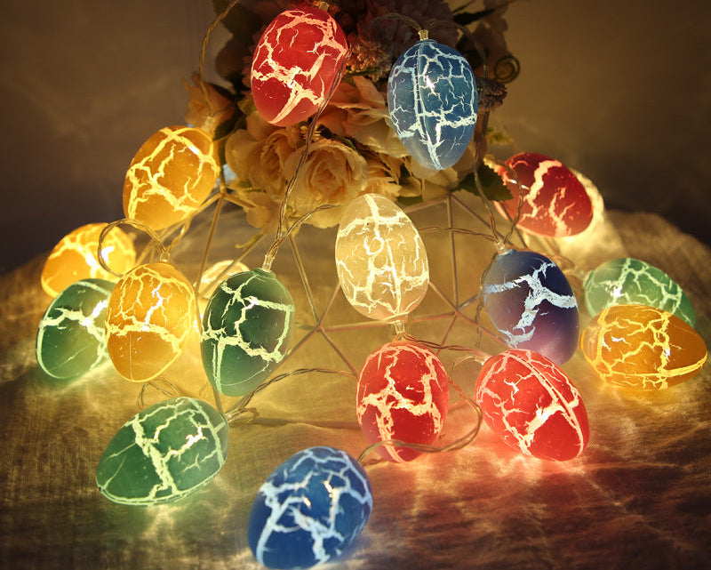 Crack Egg LED String Lights Waterproof Fairy Lights – Easter Egg Decorative Party Lighting