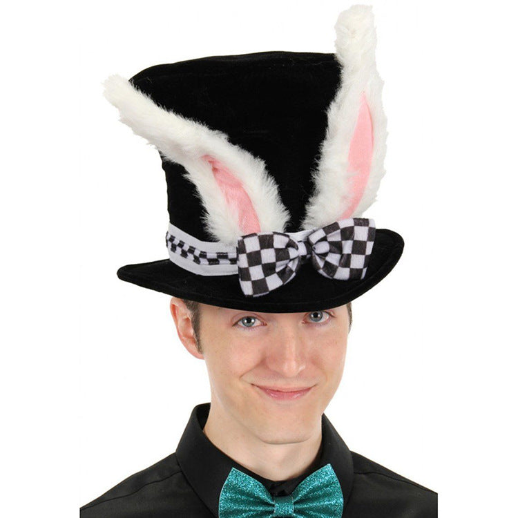 Easter Bunny Ears Hat for Adults & Kids – Soft Velvet Rabbit Costume Party Accessory