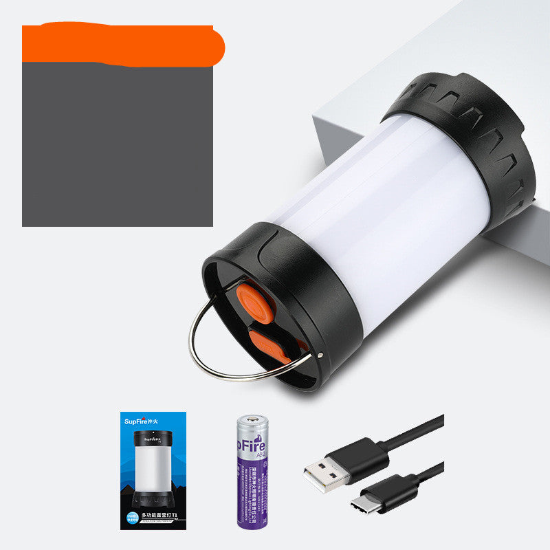 Portable LED Camping Light – Rechargeable Multi-Function Outdoor Tent Lamp