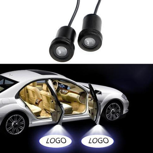 LED Car Door Laser Projector Light – Decorative Welcome Logo Lamp for Car Styling & Ambience