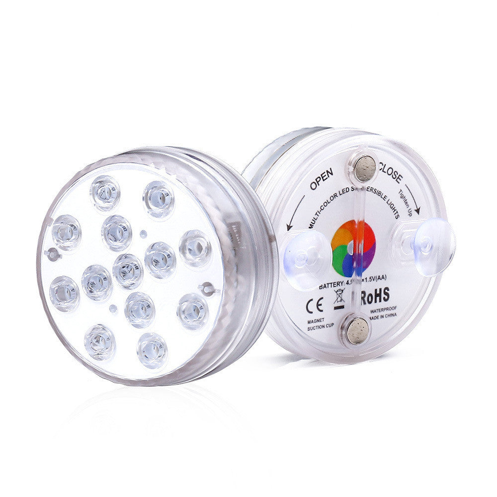 RGB LED Submersible Pool Light – 13 LED Waterproof Underwater Garden Lamp
