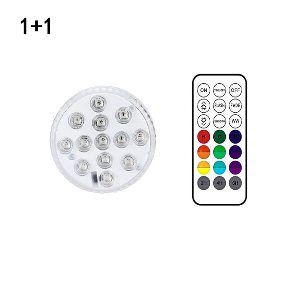 RGB LED Submersible Pool Light – 13 LED Waterproof Underwater Garden Lamp