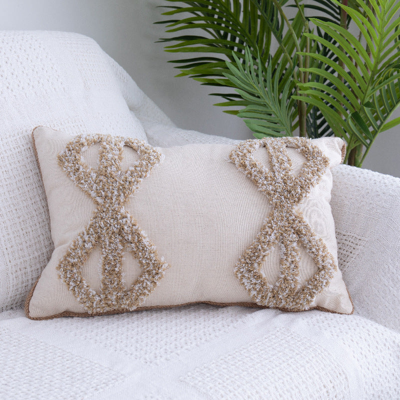 Moroccan-Inspired Throw Pillow – Fringe That Feels Like Home
