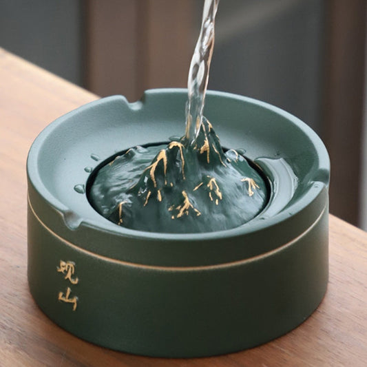 Modern Ceramic Ashtray – Home Bedroom Office Table Ash Tray Decorative Smoke Accessory
