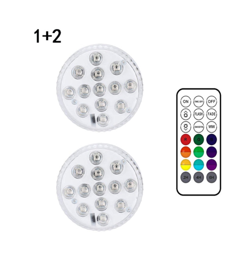 RGB LED Submersible Pool Light – 13 LED Waterproof Underwater Garden Lamp
