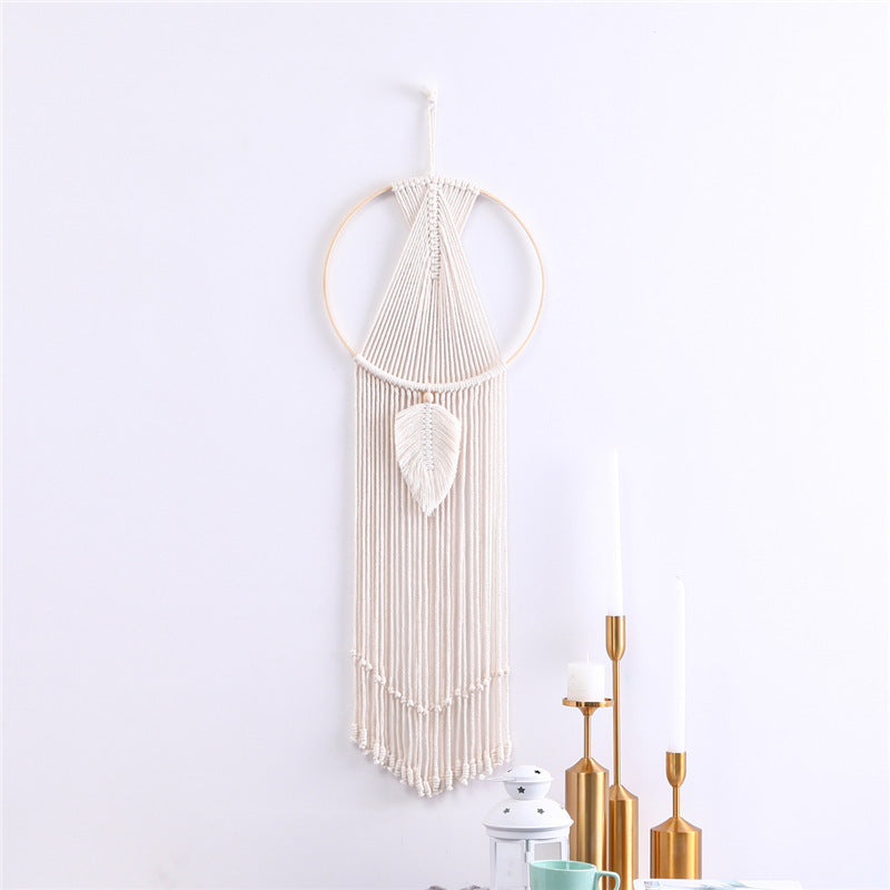 Boho Leaf Macrame – Simple, Serene Wall Accent