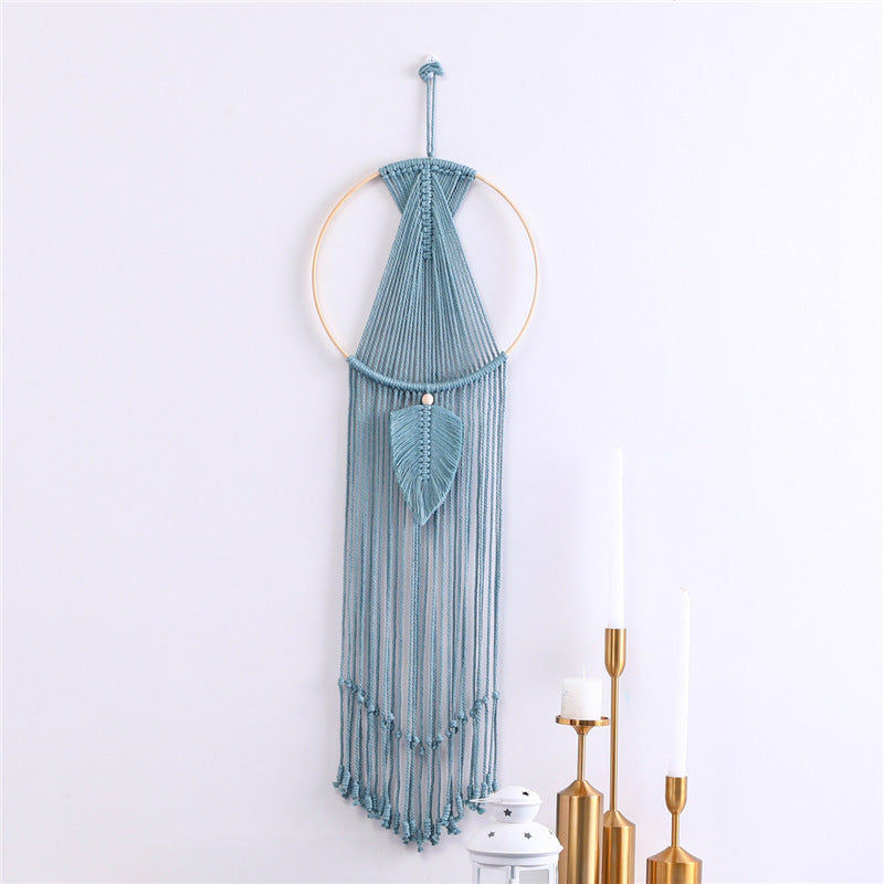 Boho Leaf Macrame – Simple, Serene Wall Accent