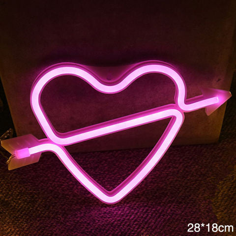 LED Neon Sign Night Light – Aesthetic Room Decor