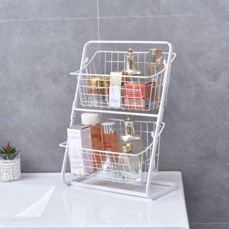 Space-Saving Stainless Steel Countertop Rack – Multi-Tier Kitchen Organizer Shelf