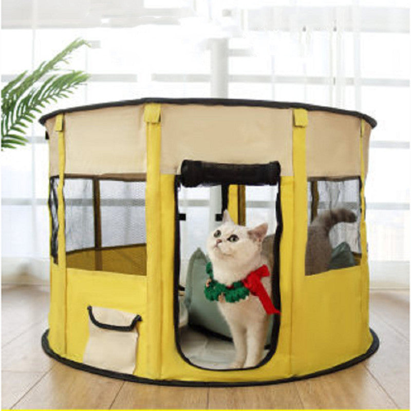 Portable Pet Crate House – Dog & Cat Playpen for Training, Rest & Travel