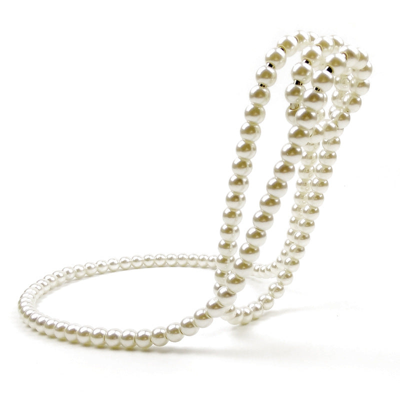 Pearl Necklace Wine Rack – Luxury Suspended Creative Home Desktop Decoration