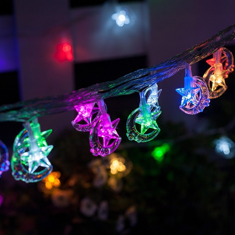 Christmas Garden LED Lights – Battery Powered Fairy Lights for Outdoor Decor