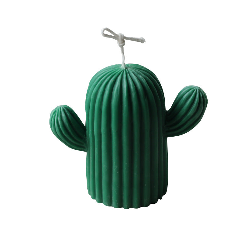 Cactus Shape Silicone Candle Mold DIY Kit – Handmade Candle Making Craft Mold for Home Decor