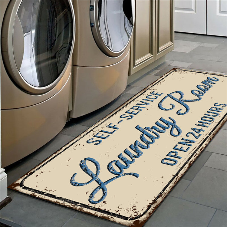 Home Absorbent Floor Mat – Non-Slip Bathroom & Kitchen Rug for Water Protection & Safety
