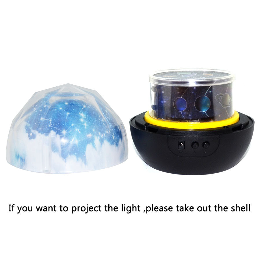 Rotating Starry Sky Projector – LED Galaxy Night Light