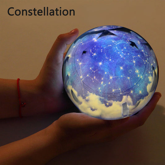 Rotating Starry Sky Projector – LED Galaxy Night Light